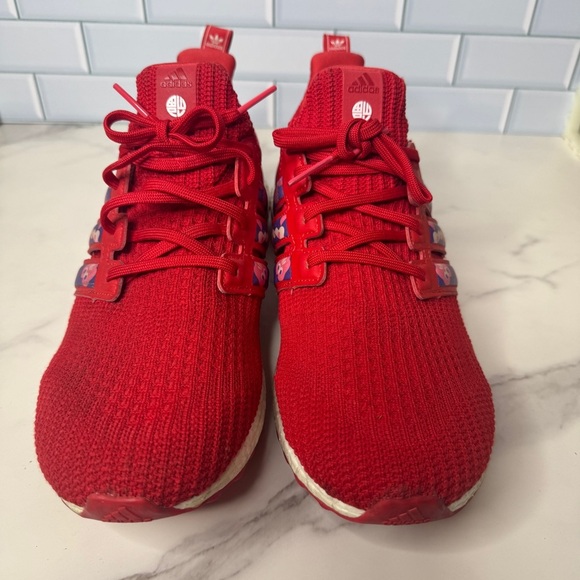 Adidas Ultraboost 4.0 DNA Sneakers Men's 12 Red Chinese New Year Athletic - Picture 4 of 8